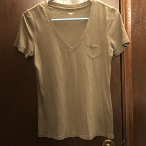 V neck tee shirt